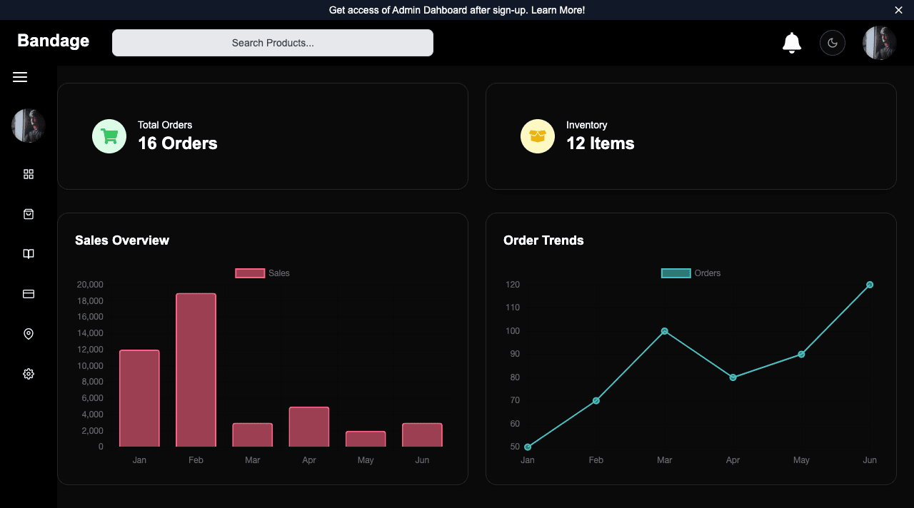 Admin Dashboard